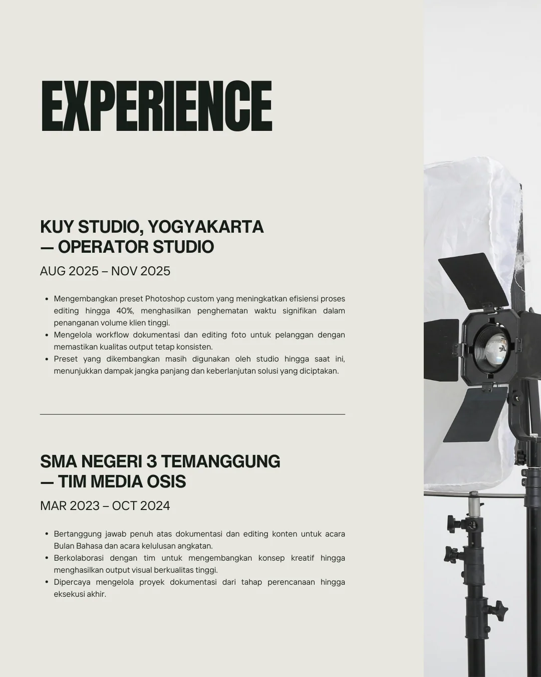 Original portfolio slide 5